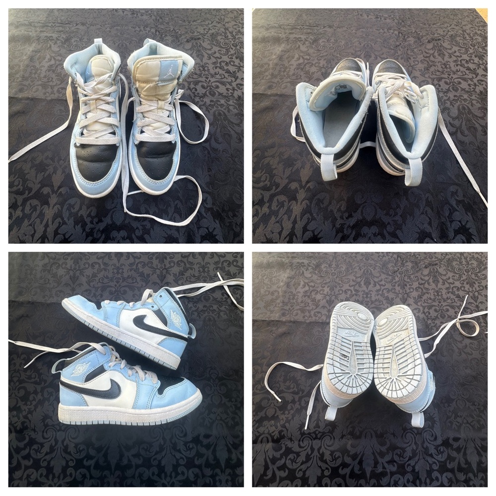 (PS) Air Jordan 1 Mid 'Ice Blue'
640737-401 size 1Y B21